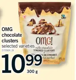 Fortinos OMG CHOCOLATE CLUSTERS offer