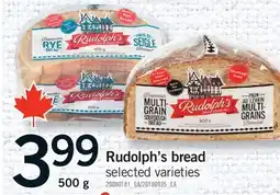 Fortinos RUDOLPH'S BREAD offer