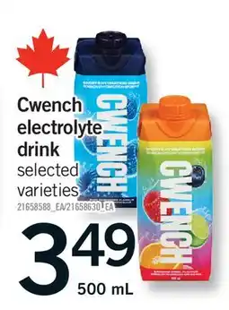 Fortinos CWENCH ELECTROLYTE DRINK offer