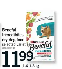 Fortinos BENEFUL INCREDIBITES DRY DOG FOOD offer