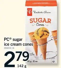 Fortinos PC SUGAR ICE CREAM CONES offer
