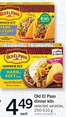 Fortinos OLD EL PASO DINNER KITS offer