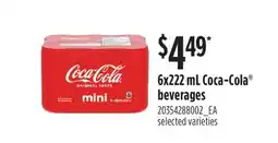 Fortinos COCA-COLA BEVERAGES offer
