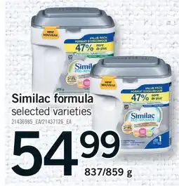 Fortinos SIMILAC FORMULA, 837/859 G offer