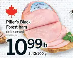 Fortinos PILLER'S BLACK FOREST HAM offer