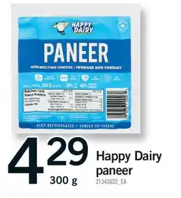 Fortinos HAPPY DAIRY PANEER offer