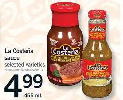 Fortinos LA COSTEÑA SAUCE offer