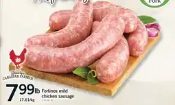 Fortinos FORTINOS MILD CHICKEN SAUSAGE offer