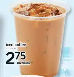 Fortinos ICED COFFEE, MEDIUM offer
