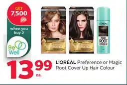 Rexall L'ORÉAL Preference or Magic Root Cover Up Hair Colour offer