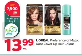Rexall L'ORÉAL Preference or Magic Root Cover Up Hair Colour offer