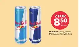 Rexall RED BULL Energy Drinks offer