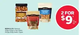 Rexall NOSH & CO. Peanuts 525g-550g or Nut Mixes 200g-250g Select Types offer