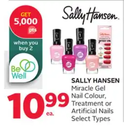 Rexall SALLY HANSEN Miracle Gel Nail Colour, Treatment or Artificial Nails offer