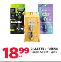 Rexall GILLETTE or VENUS Razors offer