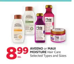 Rexall AVEENO or MAUI MOISTURE Hair Care offer
