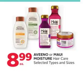 Rexall AVEENO or MAUI MOISTURE Hair Care offer