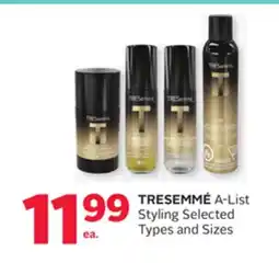 Rexall TRESEMMÉ A-List Styling offer