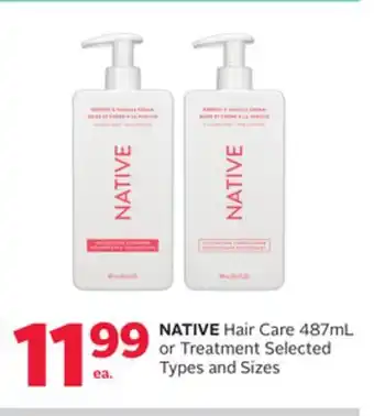 Rexall NATIVE Hair Care offer