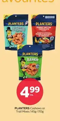 Rexall PLANTERS Cashews or Trail Mixes offer