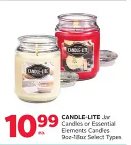 Rexall CANDLE-LITE Jar Candles or Essential Elements Candles offer