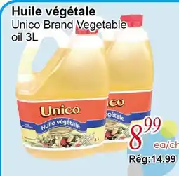 Marche C&T Unico Brand Vegetable oil offer