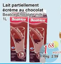 Marche C&T Lait partiellement écrème au chocolat offer