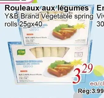 Marche C&T Y&B Brand Vegetable spring Rolls offer