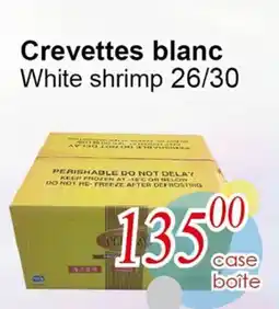 Marche C&T White shrimp 26/30 offer