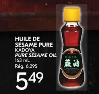 IGA KADOYA PURE SESAME OIL offer