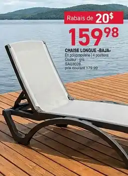 Matério CHAISE LONGUE BAJA offer