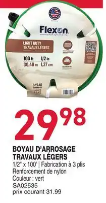 Matério BOYAU D'ARROSAGE TRAVAUX LÉGERS FLEXON offer