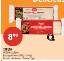 Pharmaprix SAPUTO MOZZARELLISSIMA Cheese offer