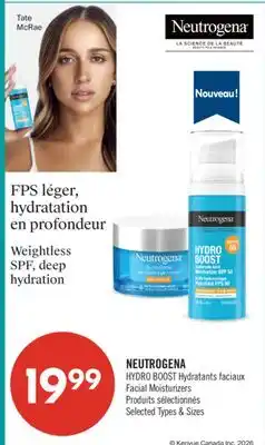 Pharmaprix NEUTROGENA HYDRO BOOST Facial Moisturizers offer
