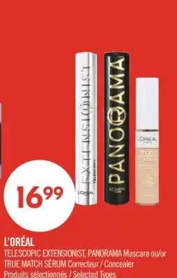 Pharmaprix L'ORÉAL TELESCOPIC EXTENSIONIST, PANORAMA Mascara or TRUE MATCH SÉRUM Concealer offer