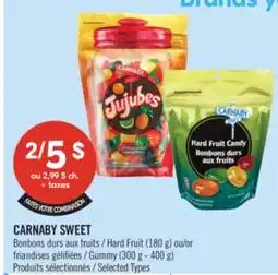Pharmaprix CARNABY SWEET Hard Fruit (180 g) or Gummy (300 g - 400 g) offer