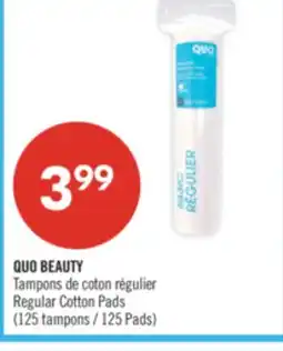 Pharmaprix QUO BEAUTY Regular Cotton Pads ( 125 Pads) offer