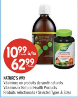 Pharmaprix NATURE'S WAY Vitamins or Natural Health Products offer