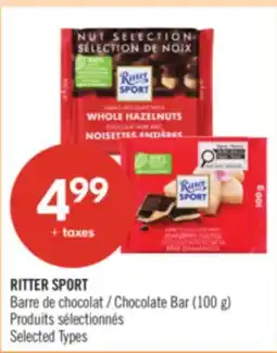 Pharmaprix RITTER SPORT Chocolate Bar offer