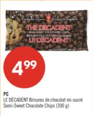 Pharmaprix PC Semi-Sweet Chocolate Chips offer