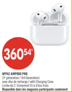 Pharmaprix APPLE AIRPODS PRO (3rd Generation) with Charging Case offer