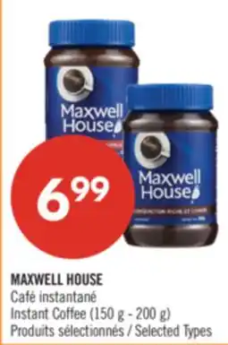 Pharmaprix MAXWELL HOUSE Instant Coffee offer