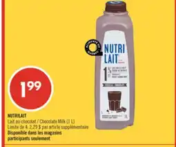 Pharmaprix NUTRILAIT Chocolate Milk offer