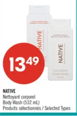 Pharmaprix NATIVE Body Wash offer
