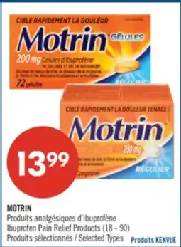 Pharmaprix MOTRIN Ibuprofen Pain Relief Products (18-90) offer