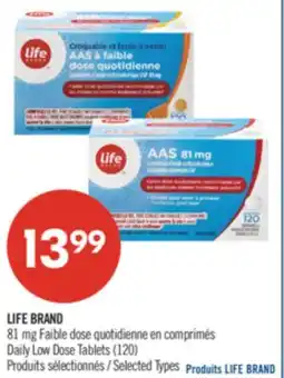 Pharmaprix LIFE BRAND Daily Low Dose Tablets offer
