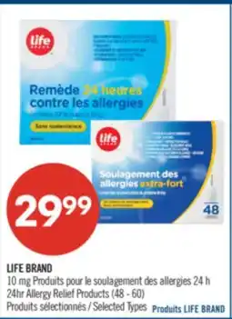 Pharmaprix LIFE BRAND 24hr Allergy Relief Products (48-60) offer