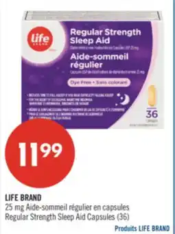 Pharmaprix LIFE BRAND 25 mg Regular Strength Sleep Aid Capsules (36) offer