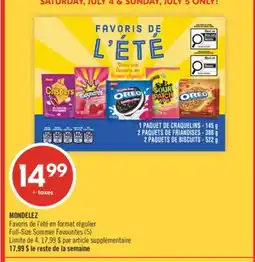 Pharmaprix MONDELEZ Full-Size Summer Favourites offer