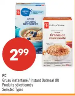 Pharmaprix PC Instant Oatmeal offer